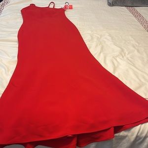 Red Maxi Calvin Klein Dress
